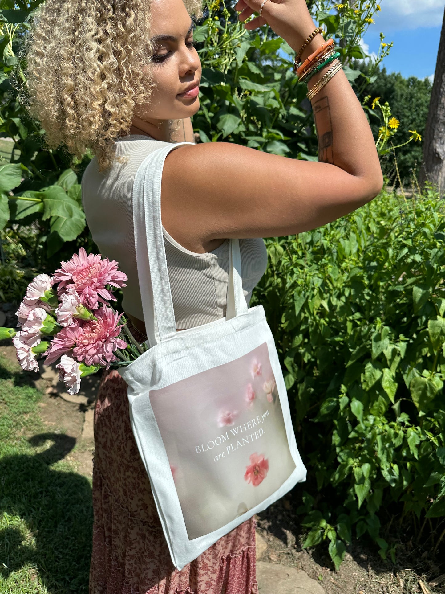 Limited Edition: Bloom Where You Are Planted Canvas Tote